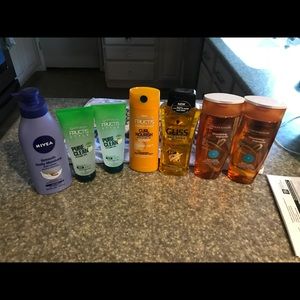 Hair care products and moisturizer,